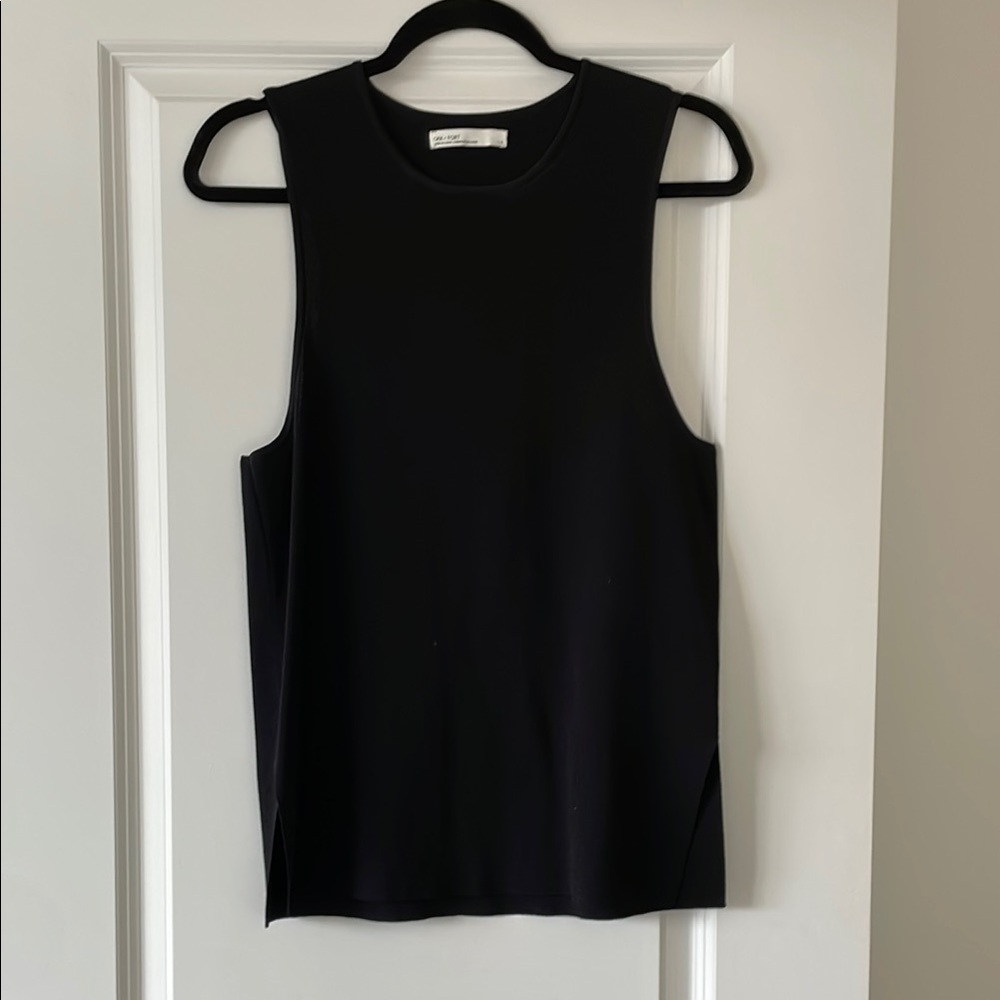 Black “Oak and Fort” knit Sleeveless Top
